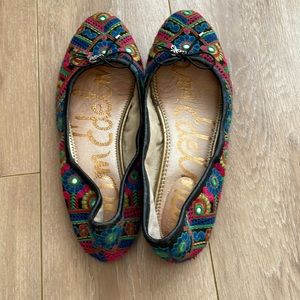 Sam Edelman Felicia embroidered flat (9.5)